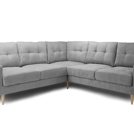 Vera Corner Sofa Set – Stylish Grey Comfort Seating