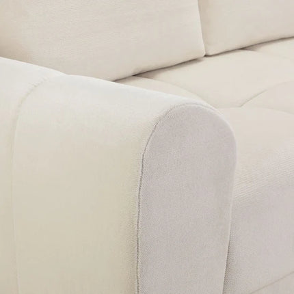 Osla Sofa L Shape Corner Sofa Bed – Stylish Cream Comfort Seating