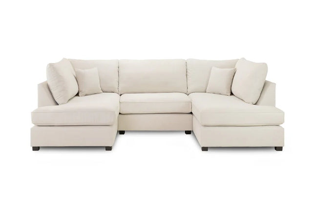 Chesbee Sofa U Shape Corner Sofa – Stylish Beige Comfort Seating