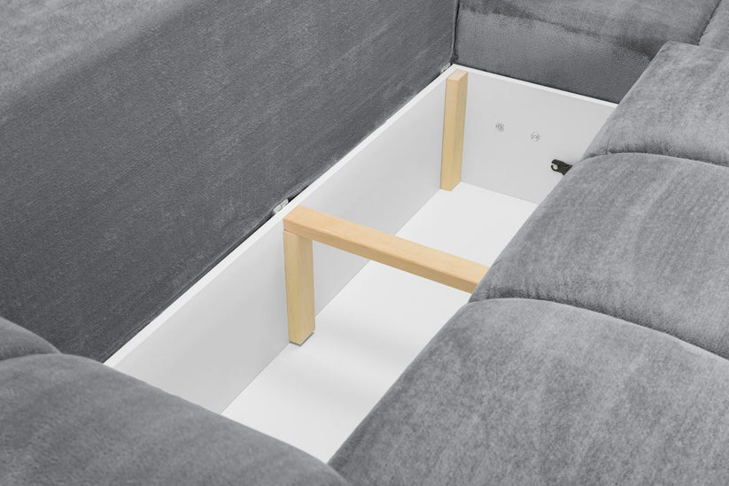 Osla Sofa L Shape Corner – Stylish Grey Comfort Seating