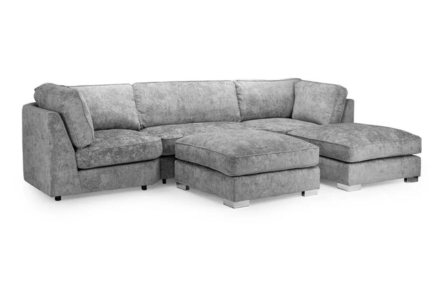 Diavlor Sofa U Shape Corner – Stylish Grey Comfort Seating