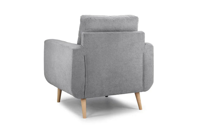 Vera 1 Seater Sofa Armchair – Stylish Grey Comfort Seating