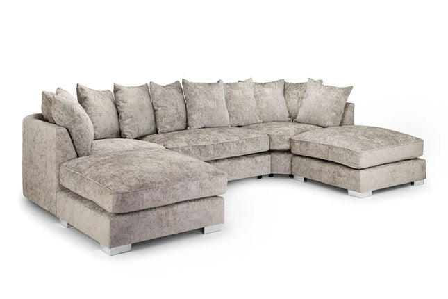 Diavlor Sofa U Shape Corner – Stylish Scatter Truffle Comfort Seating