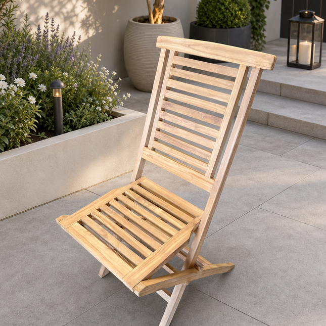 Harbour Teak Folding Chair