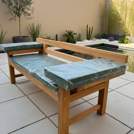 Luxury Teak Bench 3 Seater Garden