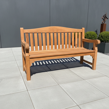 Stunning Heavy Duty Extra Thick Teak Bench 3 Seater Garden